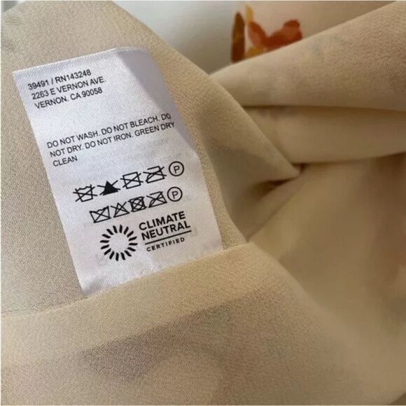 NEW Reformation Nadira Bella print Floral Midi Dress, size 6 $298 - Picture 6 of 7